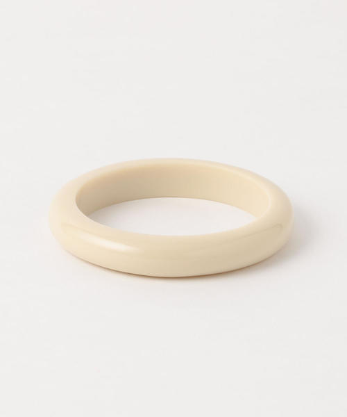 BEAUTY&YOUTH UNITED ARROWS（ビューティーアンドユースユナイテッドアローズ）の「BY∴ カラースマートバングル ◆（バングル/リストバンド・レディース・ホワイト/ブラウン/ナチュラル/ケリー/パープル/ワインレッド・FREE）」の4枚目の写真