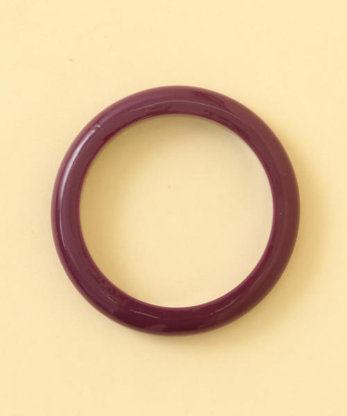 BEAUTY&YOUTH UNITED ARROWS（ビューティーアンドユースユナイテッドアローズ）の「BY∴ カラースマートバングル ◆（バングル/リストバンド・レディース・ホワイト/ブラウン/ナチュラル/ケリー/パープル/ワインレッド・FREE）」の6枚目の写真