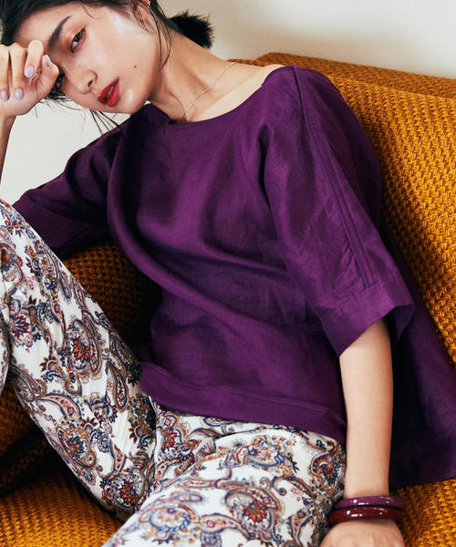 BEAUTY&YOUTH UNITED ARROWS（ビューティーアンドユースユナイテッドアローズ）の「BY∴ カラースマートバングル ◆（バングル/リストバンド・レディース・ホワイト/ブラウン/ナチュラル/ケリー/パープル/ワインレッド・FREE）」の8枚目の写真