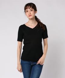 AMERICAN HOLIC | ・変形リブプルオーバー(ニット/セーター)