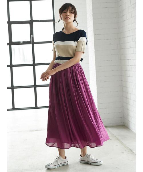 AMERICAN HOLIC(アメリカンホリック)の「・変形リブプルオーバー(ニット/セーター・レディース・グリーン/ブルー/ブラック/イエロー系その他2/ブラック系その他4/オフホワイト・L/M)」の13枚目の写真