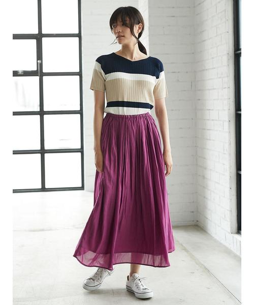 AMERICAN HOLIC(アメリカンホリック)の「・変形リブプルオーバー(ニット/セーター・レディース・グリーン/ブルー/ブラック/イエロー系その他2/ブラック系その他4/オフホワイト・L/M)」の14枚目の写真