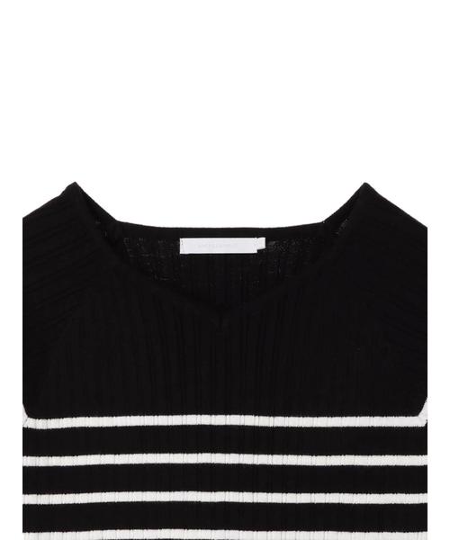 AMERICAN HOLIC(アメリカンホリック)の「・変形リブプルオーバー(ニット/セーター・レディース・グリーン/ブルー/ブラック/イエロー系その他2/ブラック系その他4/オフホワイト・L/M)」の19枚目の写真