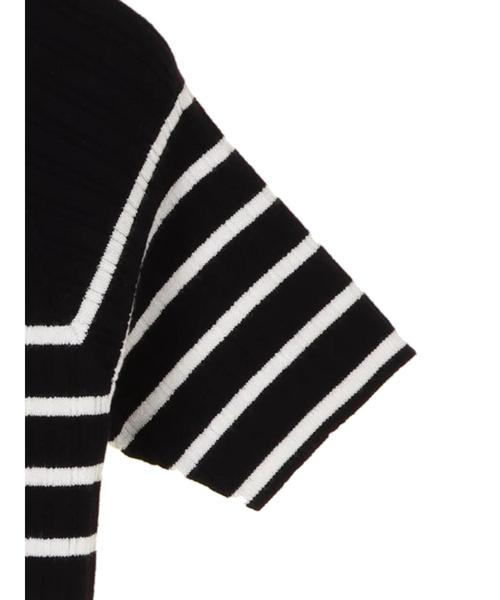 AMERICAN HOLIC(アメリカンホリック)の「・変形リブプルオーバー(ニット/セーター・レディース・グリーン/ブルー/ブラック/イエロー系その他2/ブラック系その他4/オフホワイト・L/M)」の20枚目の写真