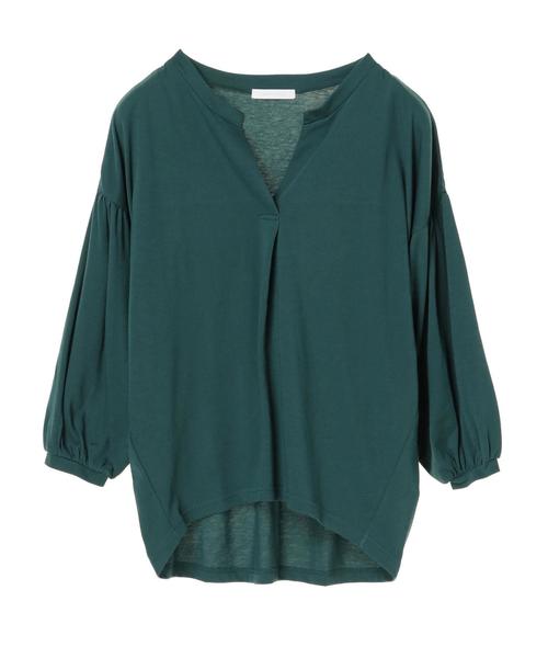 AMERICAN HOLIC（アメリカンホリック）の「・ドロップショルダースキッパープルオーバー（Tシャツ/カットソー・レディース・ブラック/ブラウン/グリーン/マスタード・FREE）」の11枚目の写真