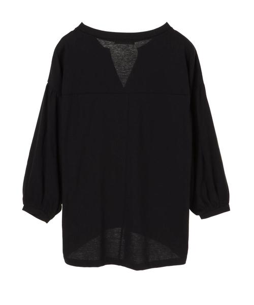 AMERICAN HOLIC（アメリカンホリック）の「・ドロップショルダースキッパープルオーバー（Tシャツ/カットソー・レディース・ブラック/ブラウン/グリーン/マスタード・FREE）」の7枚目の写真