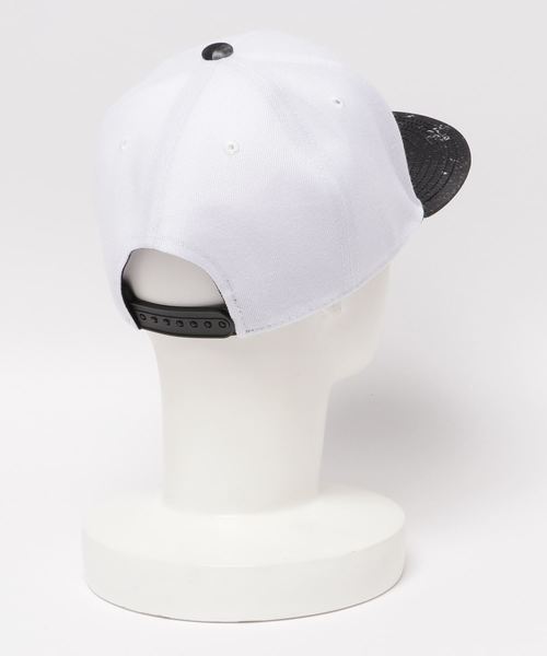 THRASHER（スラッシャー）の「GALAXY SNAP BACK CAP/スラッシャー ロゴ キャップ 帽子 ユニセックス（キャップ・メンズ・ホワイト×ブラック/ブラック×ブラック/ブラック×ブルー/ブラック×グリーン・FREE）」の5枚目の写真