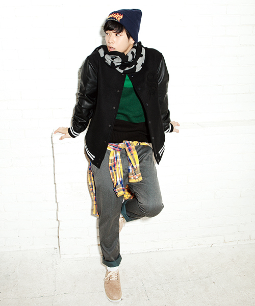 THRASHER（スラッシャー）の「WEGO/THRASHERファイヤーワッチキャップ（ニットキャップ/ビーニー・メンズ・ホワイト/ブラック/ネイビー/ワイン・FREE）」の15枚目の写真