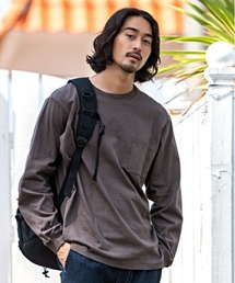 『Goodwear/グッドウェア』WEB別注 ビッグシルエットヘビーウェイトポケット付きクルーネック長袖Tシャツ