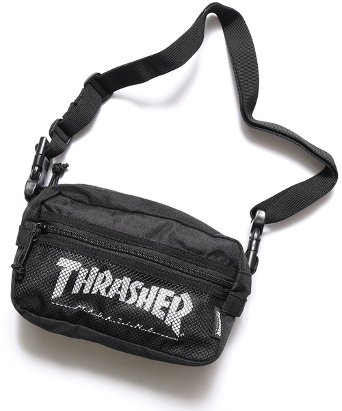 THRASHER（スラッシャー）の「THRASHER / スラッシャー 2WAY ショルダーバッグ（ショルダーバッグ・メンズ・ブラック/ブラック系その他/レッド/ブラック系その他2/ブラック系その他3・FREE）」の4枚目の写真