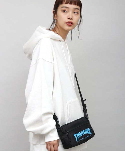 THRASHER（スラッシャー）の「THRASHER / スラッシャー 2WAY ショルダーバッグ（ショルダーバッグ・メンズ・ブラック/ブラック系その他/レッド/ブラック系その他2/ブラック系その他3・FREE）」の13枚目の写真