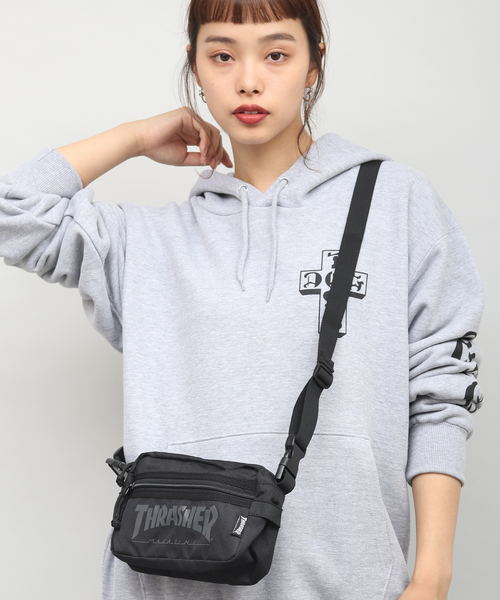 THRASHER（スラッシャー）の「THRASHER / スラッシャー 2WAY ショルダーバッグ（ショルダーバッグ・メンズ・ブラック/ブラック系その他/レッド/ブラック系その他2/ブラック系その他3・FREE）」の15枚目の写真