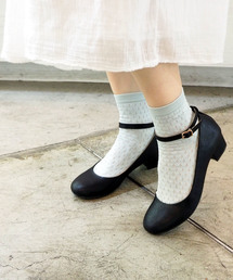 WEB限定 〈 byあしながおじさん 〉　アンクルベルトパンプス