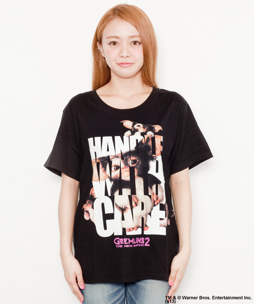 X-girl(エックスガール)の「GREMLiNS HANDLE WITH CARE S/S BIG TEE(Tシャツ/カットソー・レディース・ホワイト/ブラック/レッド・ONE SIZE)」の12枚目の写真