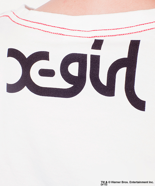 X-girl(エックスガール)の「GREMLiNS HANDLE WITH CARE S/S BIG TEE(Tシャツ/カットソー・レディース・ホワイト/ブラック/レッド・ONE SIZE)」の13枚目の写真