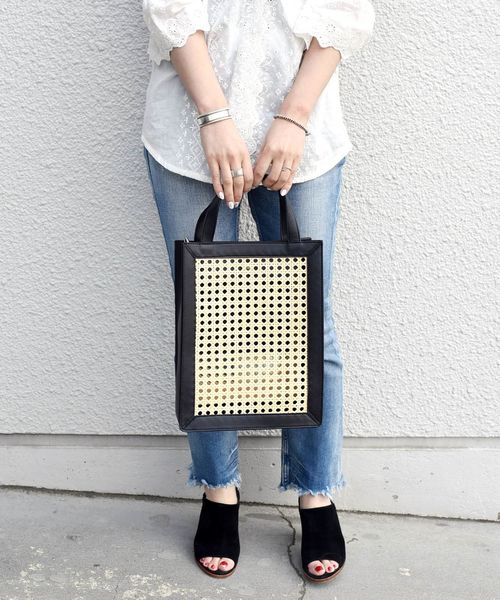 Khaju（カージュ）の「【WEB限定】Khaju:メッシュトート◇（トートバッグ・レディース・ブラック・ONE SIZE）」の2枚目の写真