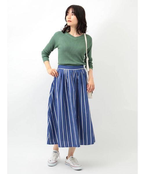 AMERICAN HOLIC(アメリカンホリック)の「2WAYリブプルオーバー*(ニット/セーター・レディース・マスタード/アイボリー/ブラック/ライトグリーン/ネイビー/ホワイト系その他4・M/L)」の14枚目の写真