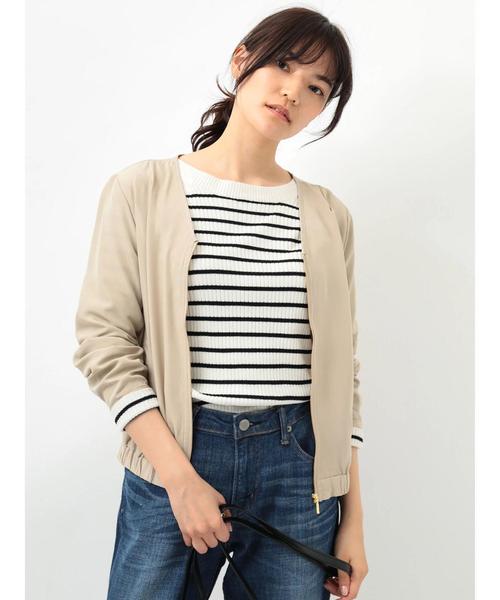 AMERICAN HOLIC(アメリカンホリック)の「2WAYリブプルオーバー*(ニット/セーター・レディース・マスタード/アイボリー/ブラック/ライトグリーン/ネイビー/ホワイト系その他4・M/L)」の19枚目の写真