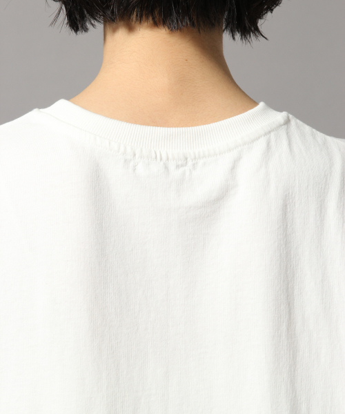LOWRYS FARM（ローリーズファーム）の「ロングTシャツワンピ　831279（ワンピース・レディース・ブラック/オフホワイト/ベージュ/グリーン・FREE）」の12枚目の写真