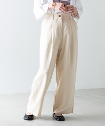 WEGO | WEGO/リネンブレンドワイドパンツ(スラックス)