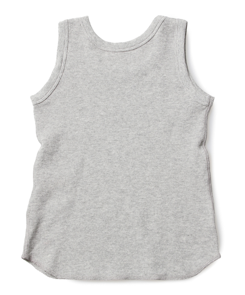BAYFLOW（ベイフロー）の「[KIDS]ミニワッフルタンクトップ（タンクトップ・キッズ・ブラック/グレー/オフホワイト・SMALL/MEDIUM/LARGE/X-LARGE/XX-LARGE）」の10枚目の写真
