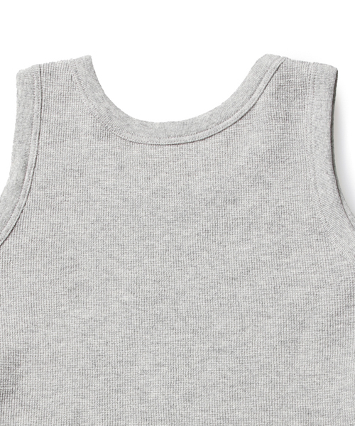 BAYFLOW（ベイフロー）の「[KIDS]ミニワッフルタンクトップ（タンクトップ・キッズ・ブラック/グレー/オフホワイト・SMALL/MEDIUM/LARGE/X-LARGE/XX-LARGE）」の12枚目の写真
