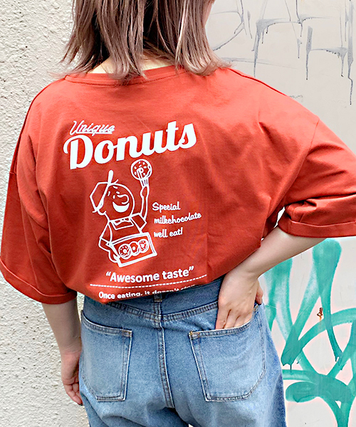 apres jour（アプレジュール）の「アソートプリントTシャツ２【ZOZOTOWN限定アイテム】（Tシャツ/カットソー・レディース・ホワイト系その他/パープル系その他/その他/ホワイト系その他2/オフホワイト/スモークピンク/オレンジ系その他/ブラック/ラベンダー/ホワイト/チャコールグレー・フリー）」の15枚目の写真