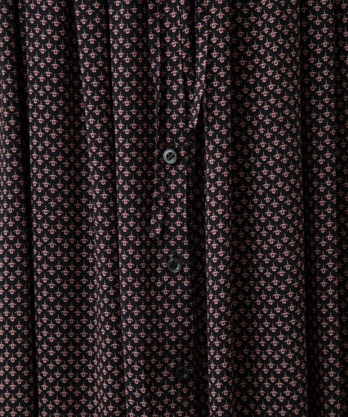 Munich（ミューニック）の「ミニフラワープリント　ギャザースカート（スカート・レディース・ブラック/グリーン/ライトブラウン・S/M）」の6枚目の写真