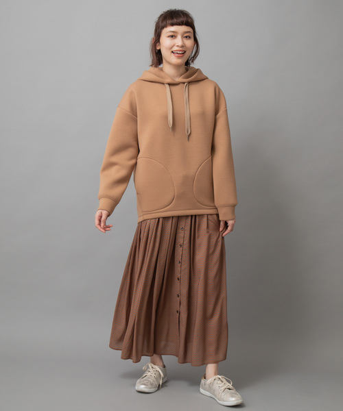 Munich（ミューニック）の「ミニフラワープリント　ギャザースカート（スカート・レディース・ブラック/グリーン/ライトブラウン・S/M）」の16枚目の写真