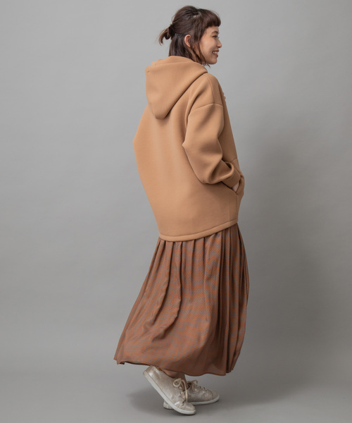 Munich（ミューニック）の「ミニフラワープリント　ギャザースカート（スカート・レディース・ブラック/グリーン/ライトブラウン・S/M）」の11枚目の写真