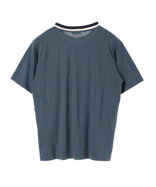 CRAFT STANDARD BOUTIQUE(クラフトスタンダードブティック)の「衿リブカットプルオーバー●(Tシャツ/カットソー・メンズ・オフホワイト/ブルー/杢グレー・LL/M/L)」の22枚目の写真