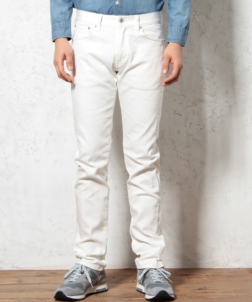 green label relaxing(グリーンレーベルリラクシング)の「SLIM 825 ホワイトデニム 5POCパンツ ◆(デニムパンツ・メンズ・ホワイト・33inch/32inch/30inch/31inch/29inch/34inch)」の8枚目の写真