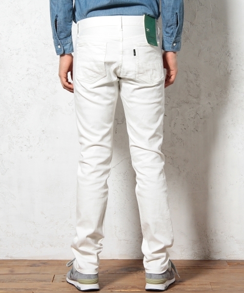 green label relaxing(グリーンレーベルリラクシング)の「SLIM 825 ホワイトデニム 5POCパンツ ◆(デニムパンツ・メンズ・ホワイト・33inch/32inch/30inch/31inch/29inch/34inch)」の10枚目の写真