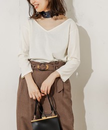 スカーフ付き2WAYTシャツ