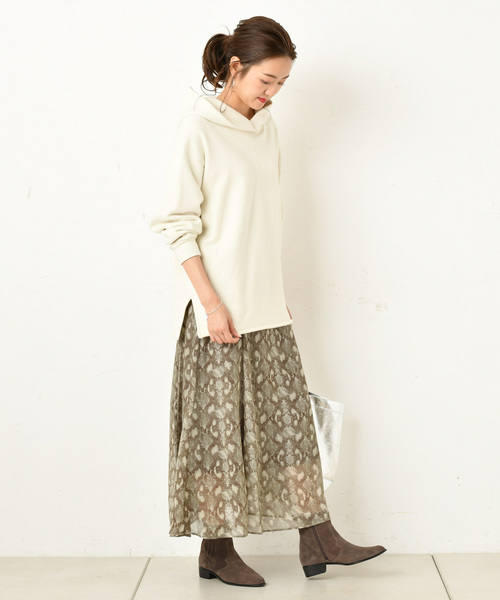 DouDou（ドゥドゥ）の「製品染めパーカー（パーカー・レディース・アイボリー/ダークブラウン/ピンク/ベージュ・FREE）」の16枚目の写真