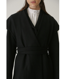 2Way wool gillet coat
