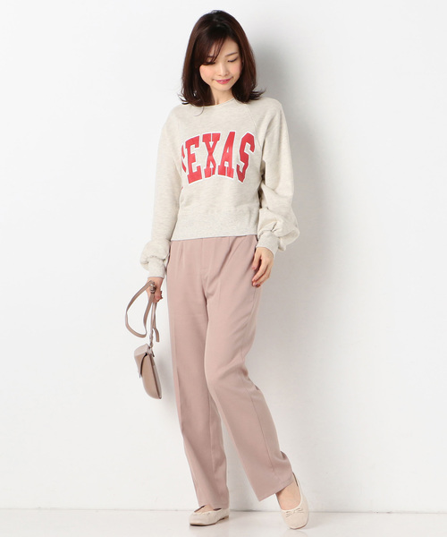 archives（アルシーヴ）の「ストレートフレアパンツ（その他パンツ・レディース・パープル/モカ/ピンクベージュ・MEDIUM）」の7枚目の写真