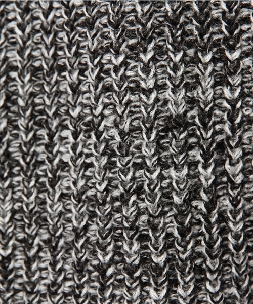 WEGO（ウィゴー）の「WEGO/畦編みラグランニット（ニット/セーター・メンズ・ブラック系その他/杢グレー/ホワイト/ブラック/ネイビー・MEDIUM/LARGE）」の11枚目の写真