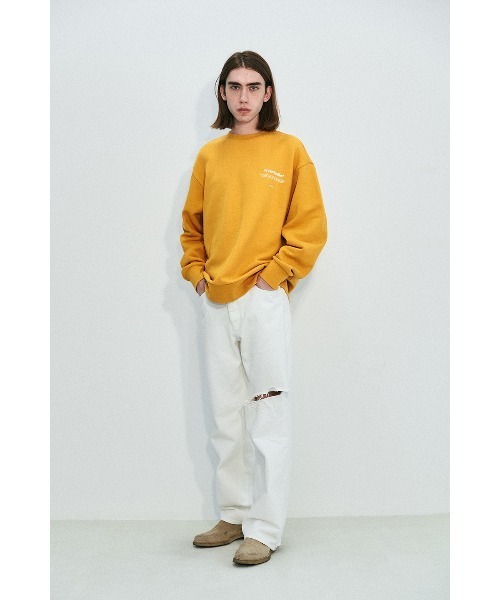 VIVASTUDIO（ビバスタジオ）の「NEW BINAURAL CREWNECK（スウェット・メンズ・チャコールグレー/ブラック/ダークグリーン/ネイビー/オレンジ/ライトグリーン/ヘザーグレー/アイボリー・SMALL/MEDIUM/LARGE/X-LARGE）」の15枚目の写真