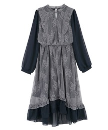 axes femme | レーシーロングＯＰ(ワンピース)