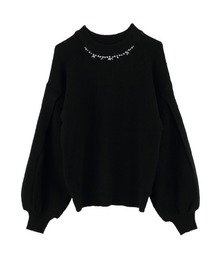 axes femme | スリット袖レースニット(ニット/セーター)