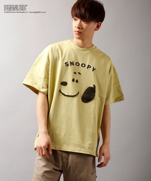 Peanuts ピーナッツ の Power To The People Peanuts ダブルネーム スヌーピーコラボ フロントプリント半袖tシャツ Tシャツ カットソー Wear