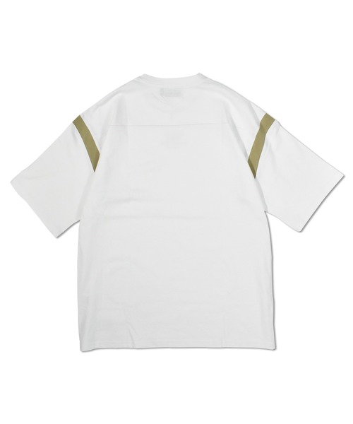 DOUBLE STEAL(ダブルスティール)の「Arm FOOTBALL Tee(Tシャツ/カットソー・メンズ・ブラック×ホワイト/ホワイト系その他/ホワイト×ブラック/ブラック系その他・LARGE/X-LARGE/MEDIUM)」の14枚目の写真