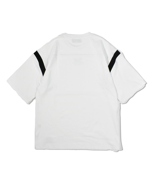DOUBLE STEAL(ダブルスティール)の「Arm FOOTBALL Tee(Tシャツ/カットソー・メンズ・ブラック×ホワイト/ホワイト系その他/ホワイト×ブラック/ブラック系その他・LARGE/X-LARGE/MEDIUM)」の13枚目の写真
