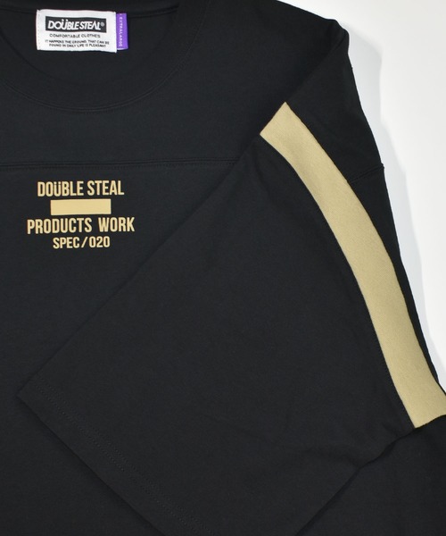 DOUBLE STEAL(ダブルスティール)の「Arm FOOTBALL Tee(Tシャツ/カットソー・メンズ・ブラック×ホワイト/ホワイト系その他/ホワイト×ブラック/ブラック系その他・LARGE/X-LARGE/MEDIUM)」の12枚目の写真