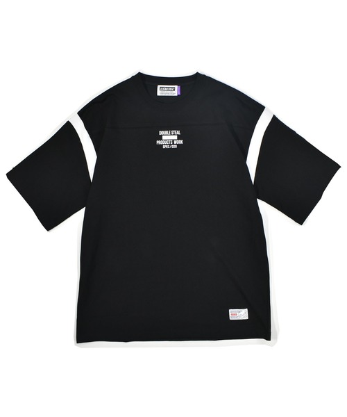 DOUBLE STEAL(ダブルスティール)の「Arm FOOTBALL Tee(Tシャツ/カットソー・メンズ・ブラック×ホワイト/ホワイト系その他/ホワイト×ブラック/ブラック系その他・LARGE/X-LARGE/MEDIUM)」の21枚目の写真