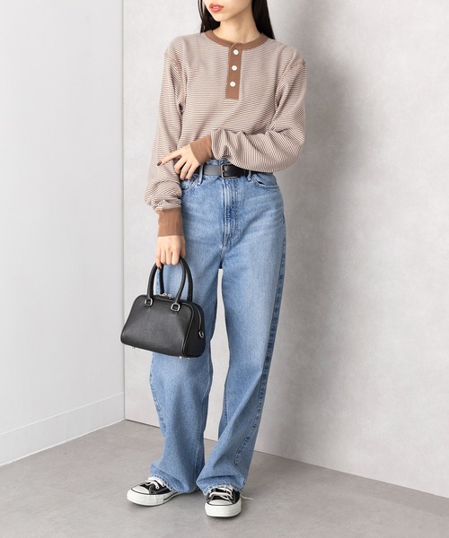 Healthknit(ヘルスニット)の「【Healthknit】ヘンリーネックワッフル長袖パックTEEシャツ サーマル長袖パックTシャツ 601L(Tシャツ/カットソー・メンズ・ホワイト/グレー/ブラック/レッド系その他/グレー×ホワイト/オートミール/ネイビー×ホワイト/ブラック×ホワイト/グリーン/ブラウン・L/M/XL)」の20枚目の写真