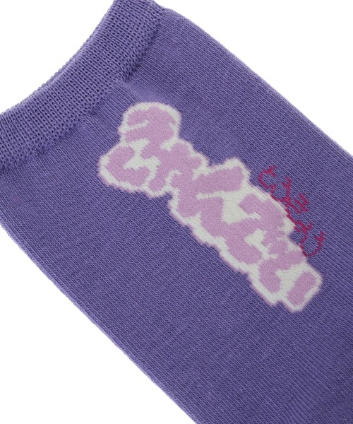 Candy Stripper(キャンディストリッパー)の「FUNNY FRIENDS ソックス(ソックス/靴下・レディース・ブラック/パープル/ピンク・FREE)」の9枚目の写真