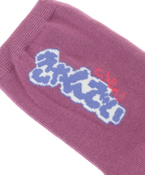 Candy Stripper(キャンディストリッパー)の「FUNNY FRIENDS ソックス(ソックス/靴下・レディース・ブラック/パープル/ピンク・FREE)」の5枚目の写真