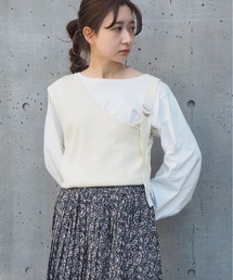 tiptop | 2020SS　ワンショルダー2wayビスチェセット(ベスト)